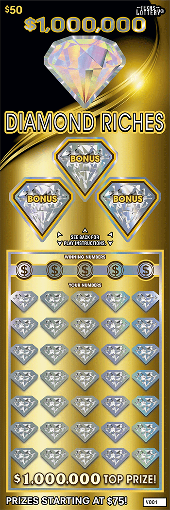 $1,000,000 Diamond Riches front