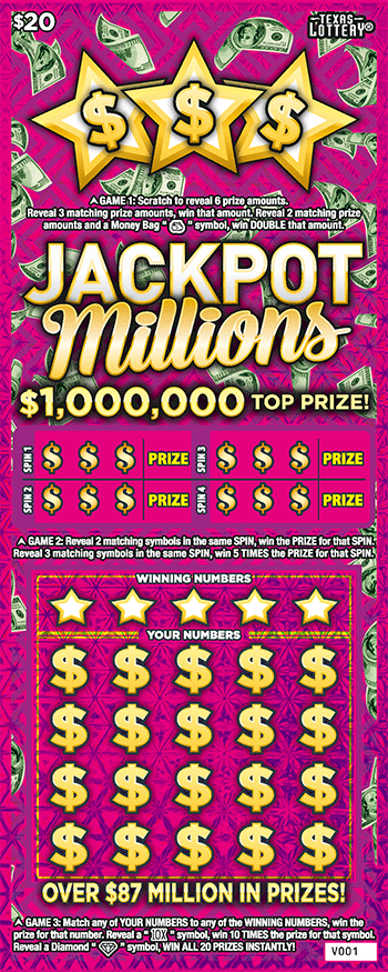 Jackpot Millions front