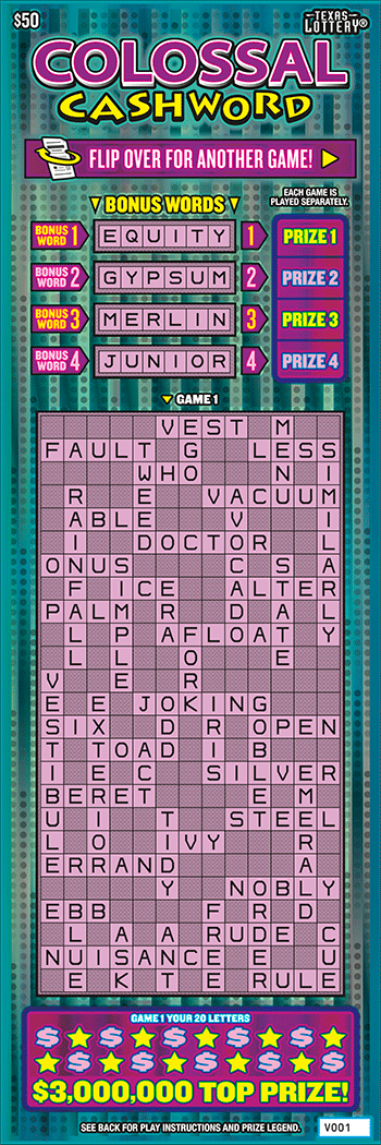 Colossal Cashword