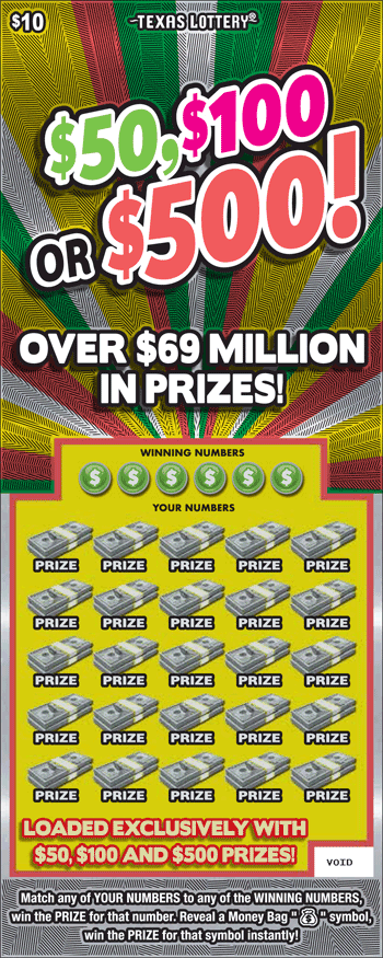 $50, $100 OR $500!