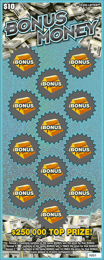 Bonus Money front