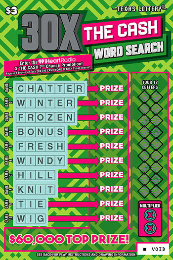 30X The Cash Word Search