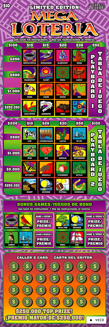 Limited Edition Mega Loteria