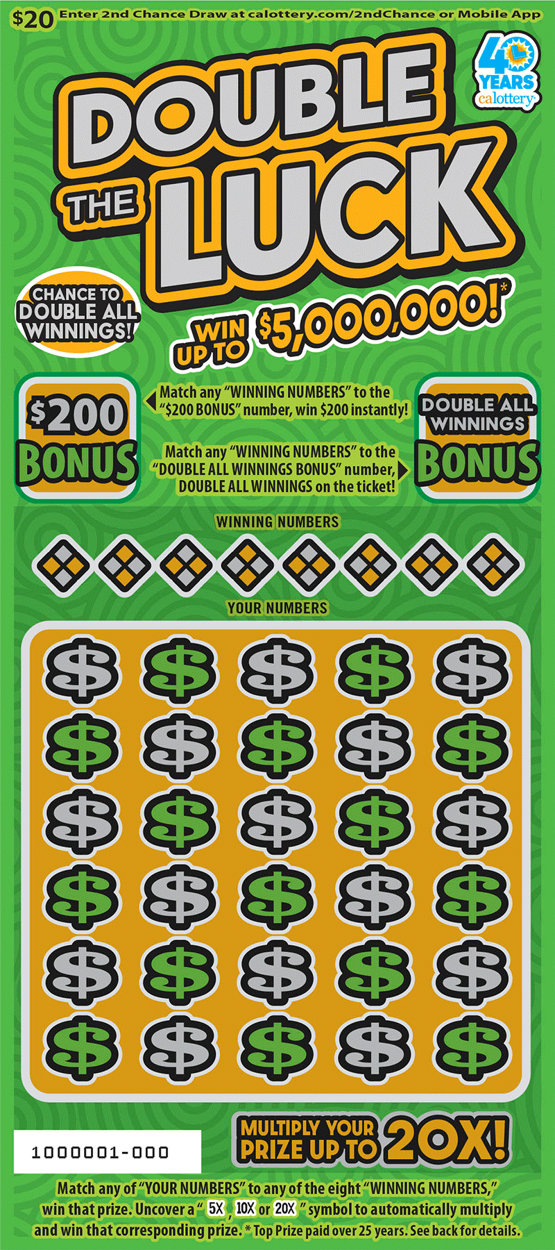 Double The Luck front