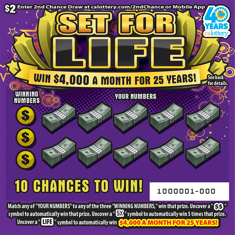 Set for Life front
