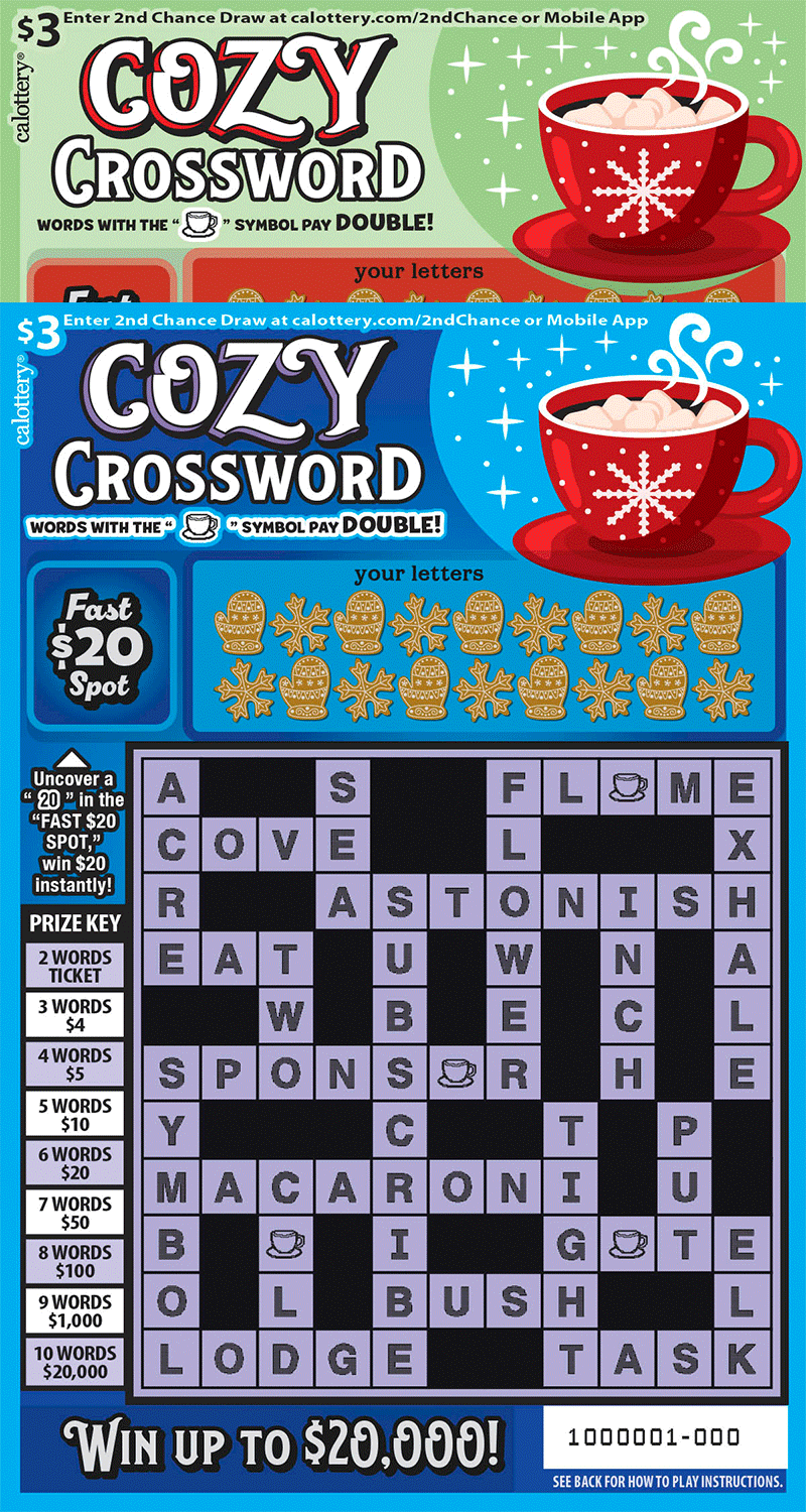 Cozy Crossword front
