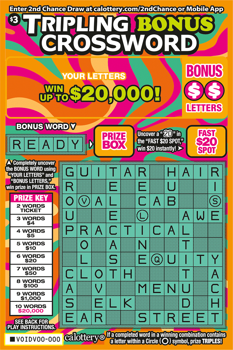 Tripling Bonus Crossword