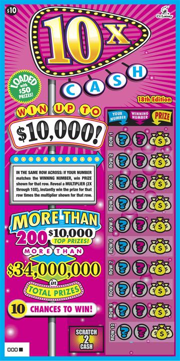 10X CASH 18TH EDITION