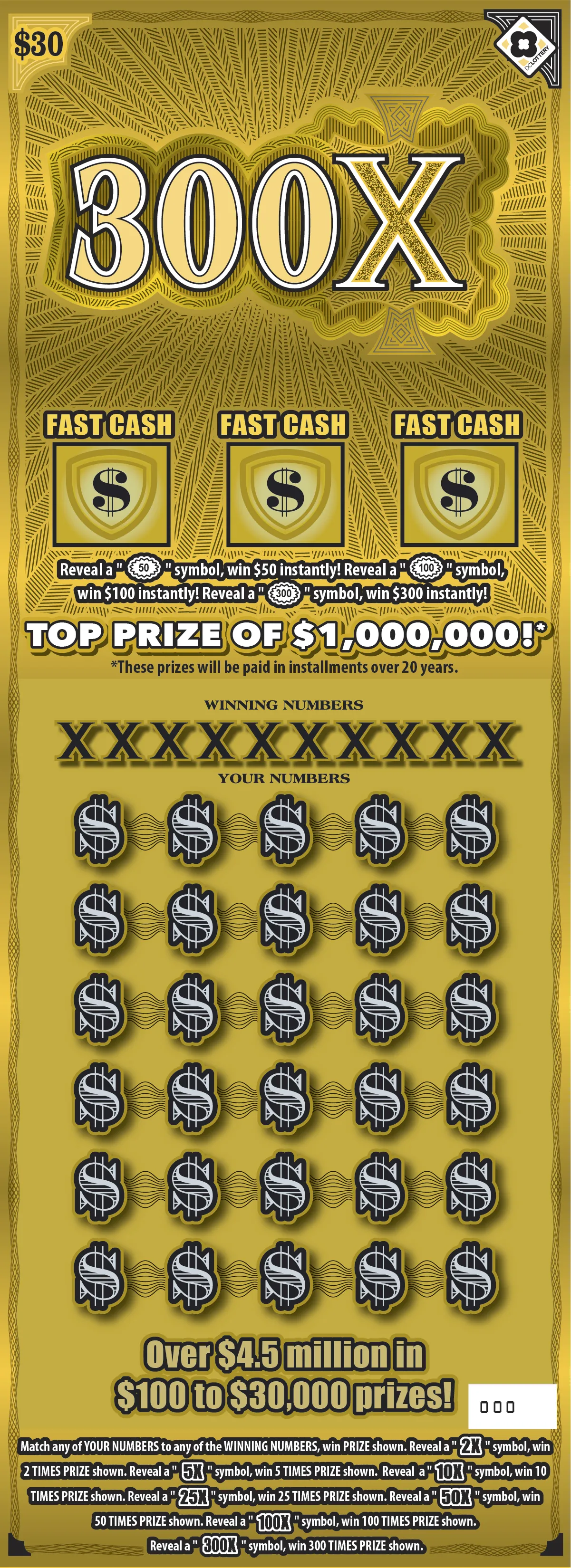 300X