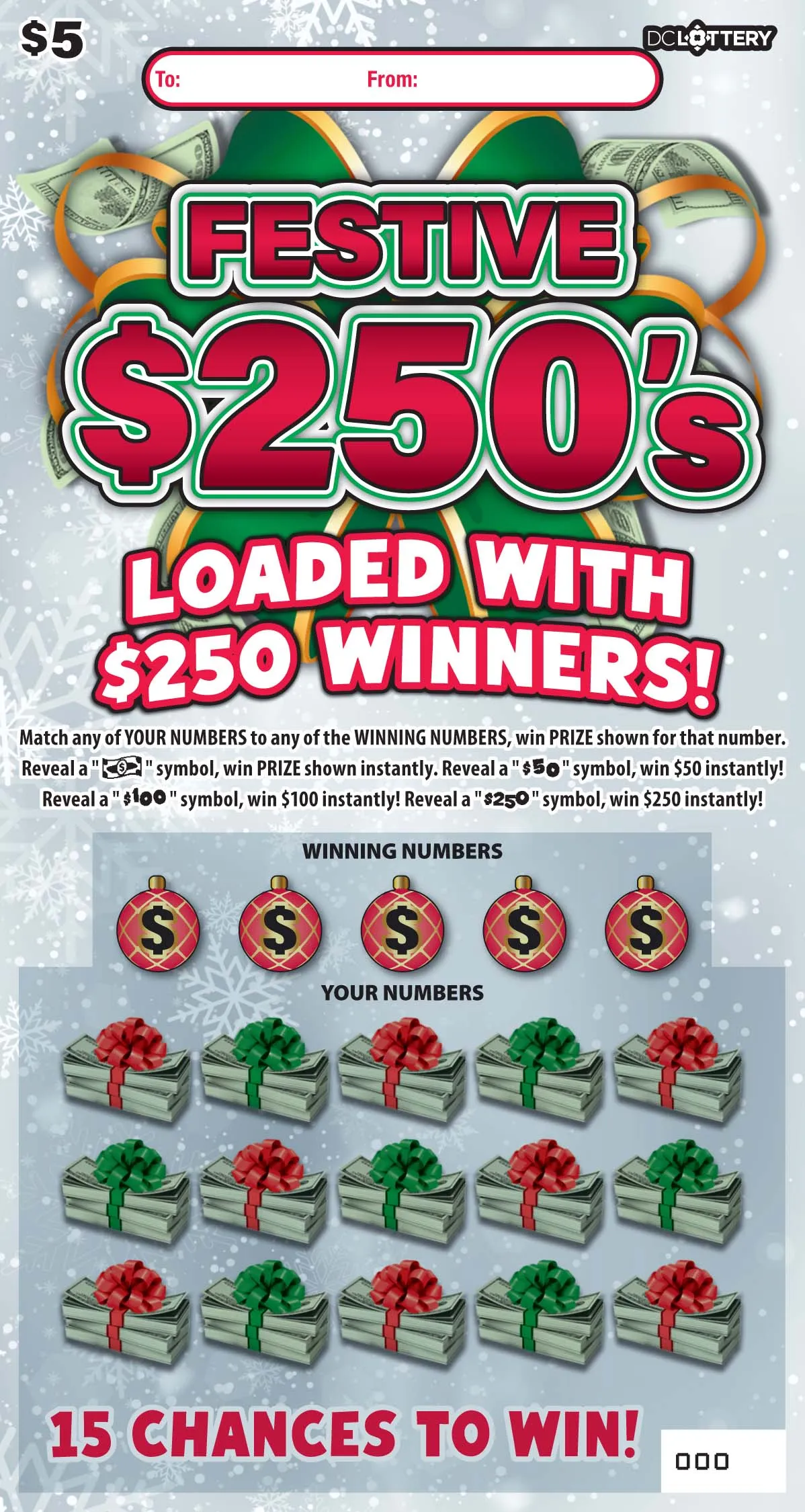 Festive $250's