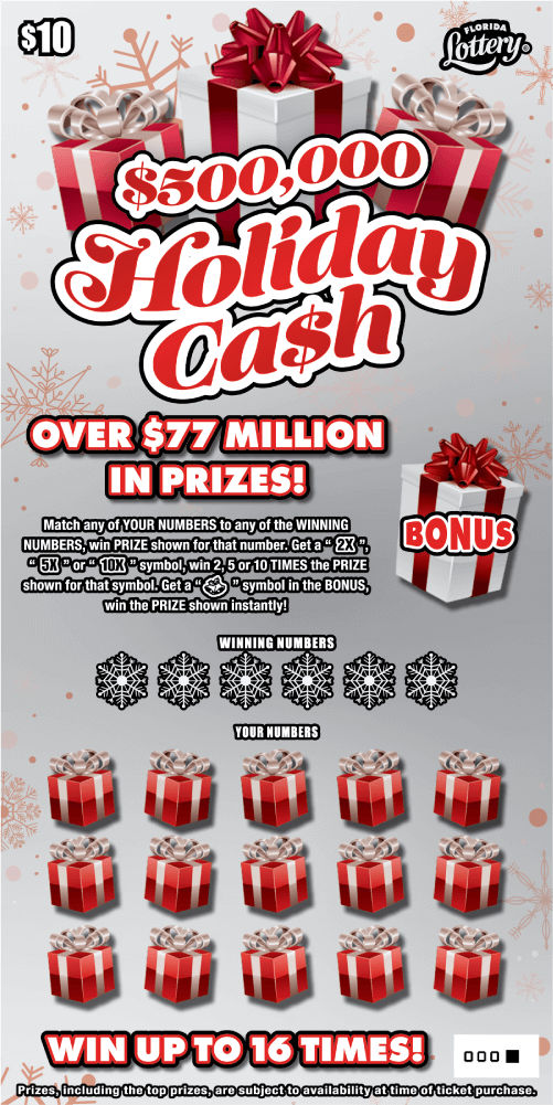 $500,000 HOLIDAY CA$H