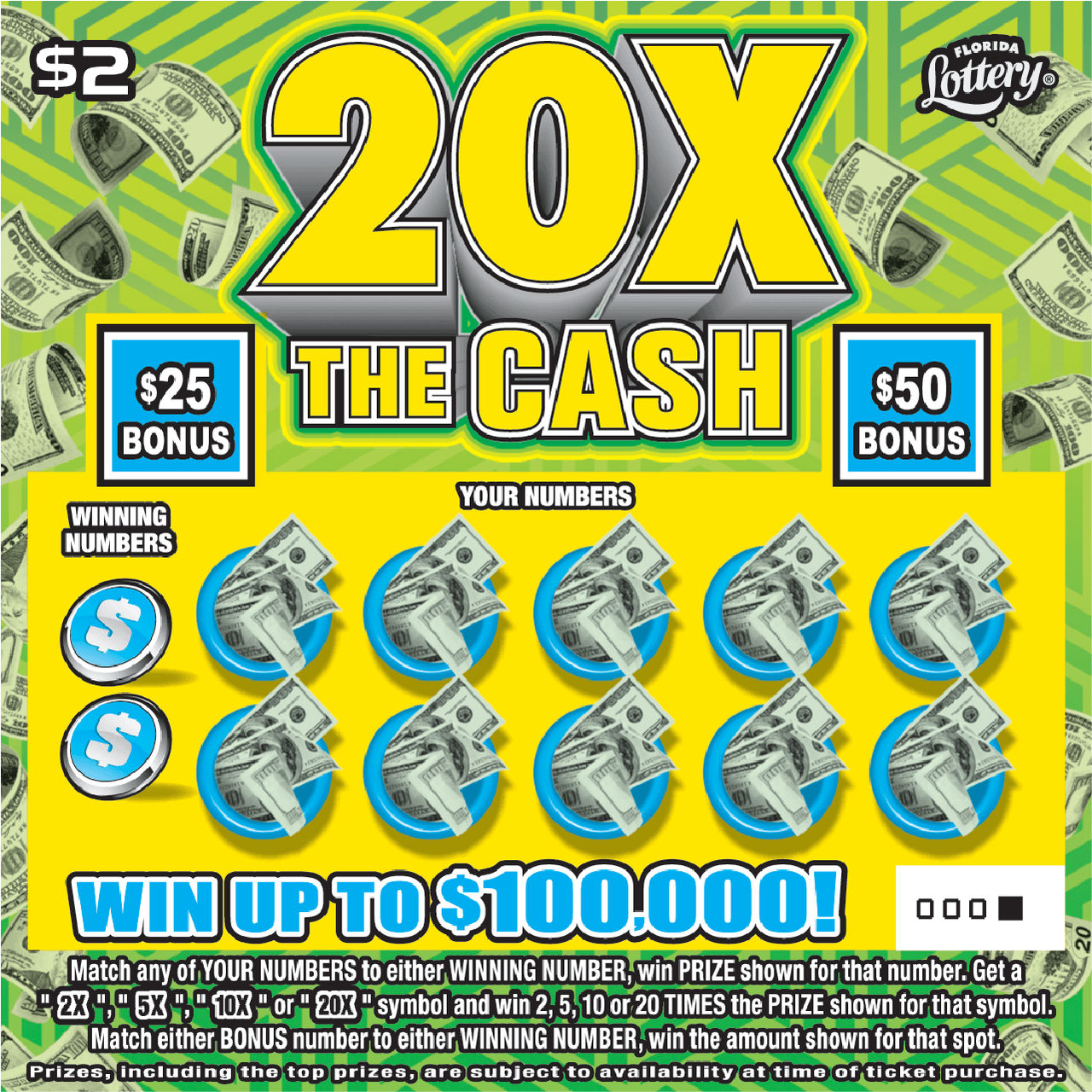 20X THE CASH