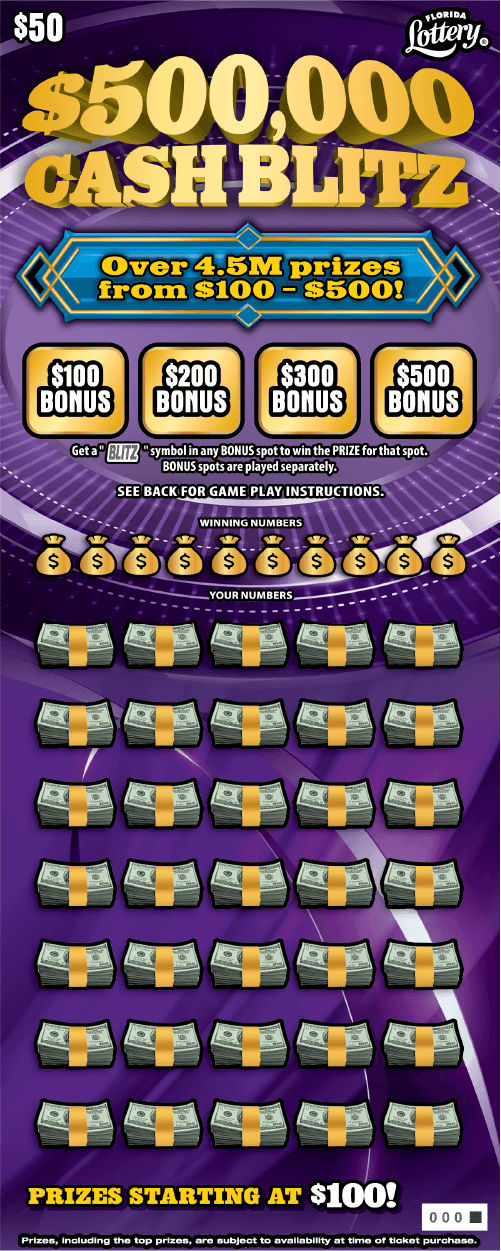$500,000 CASH BLITZ