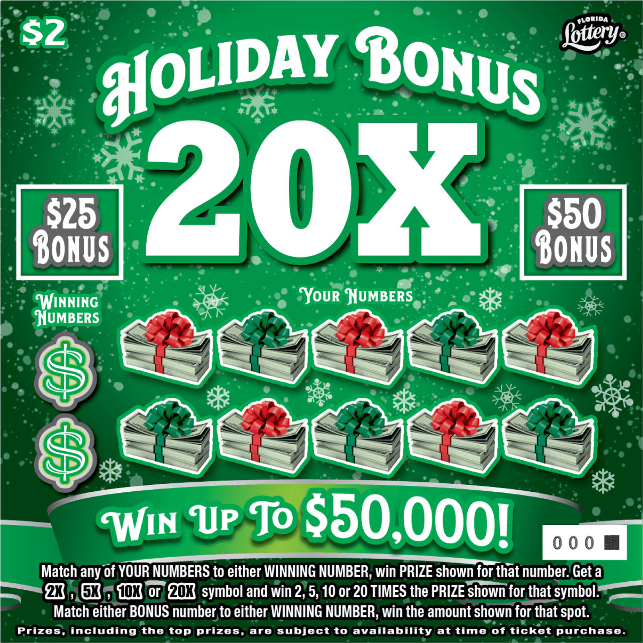HOLIDAY BONUS 20X