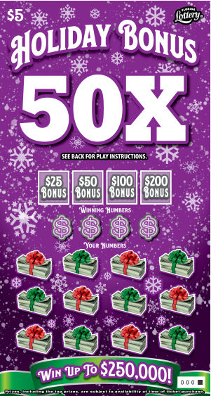 HOLIDAY BONUS 50X