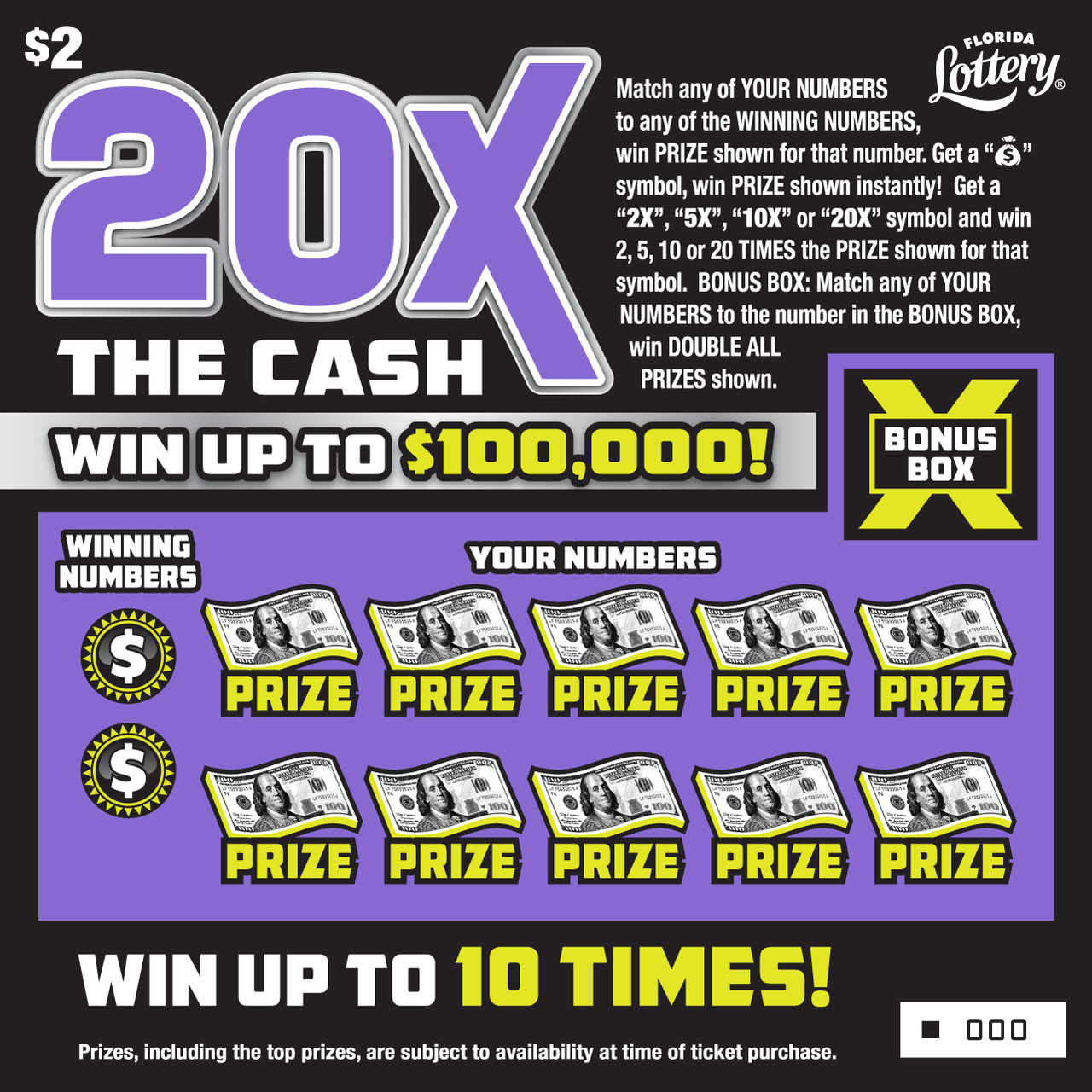 20X THE CASH