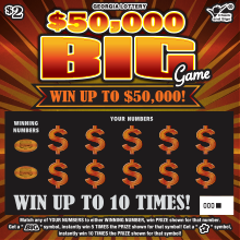 $50,000 BIG Game front