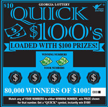 QUICK $100's