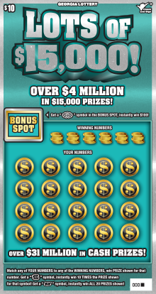 LOTS OF $15,000!