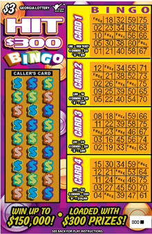 HIT $300 BINGO