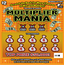 $2 MULTIPLIER MANIA front