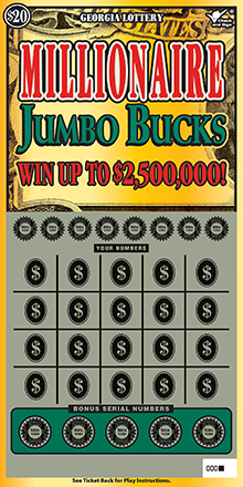 MILLIONAIRE JUMBO BUCKS front