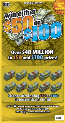 Win Either $50 or $100