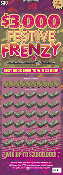 $3,000 FESTIVE FRENZY