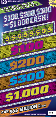 $100, $200, $300 and $1,000 C