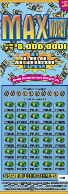 MAX THE MONEY front