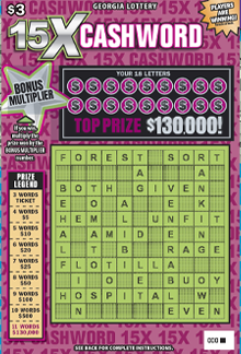 15X CASHWORD