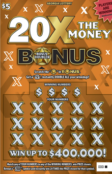 20X THE MONEY BONUS DOUBLER