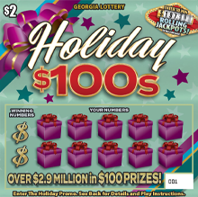 Holiday $100s front