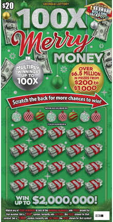 100X Merry MONEY front