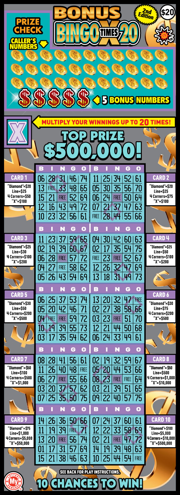 Bonus Bingo X20