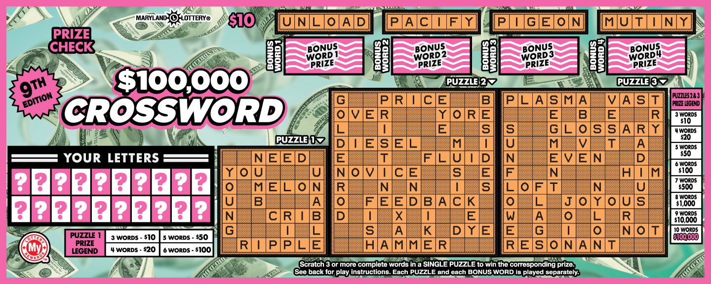 $100,000 Crossword