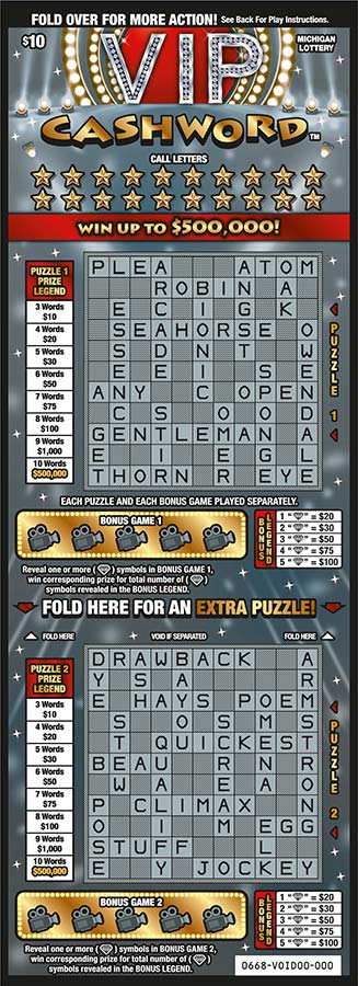 VIP Cashword
