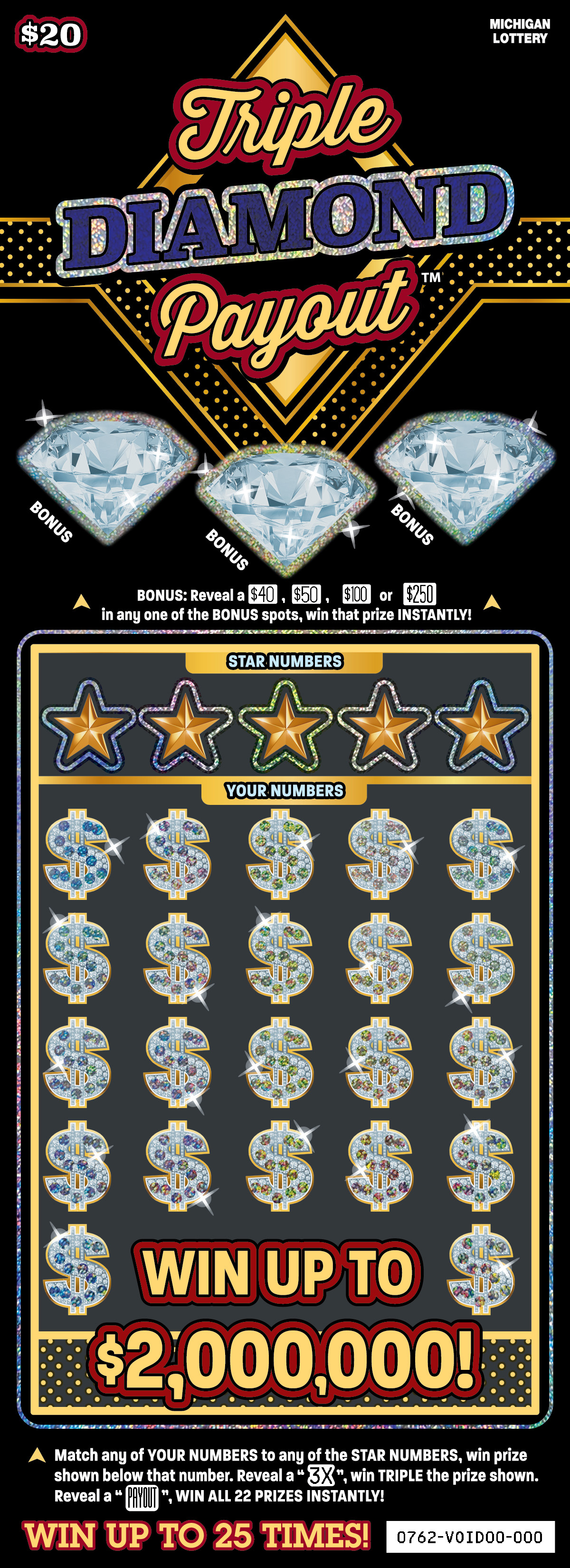 Triple Diamond Payout