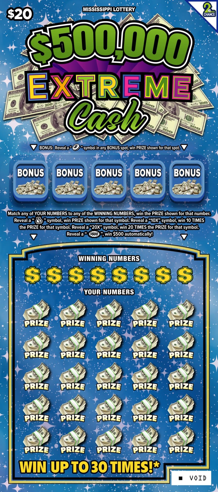 $500,000 Extreme Cash