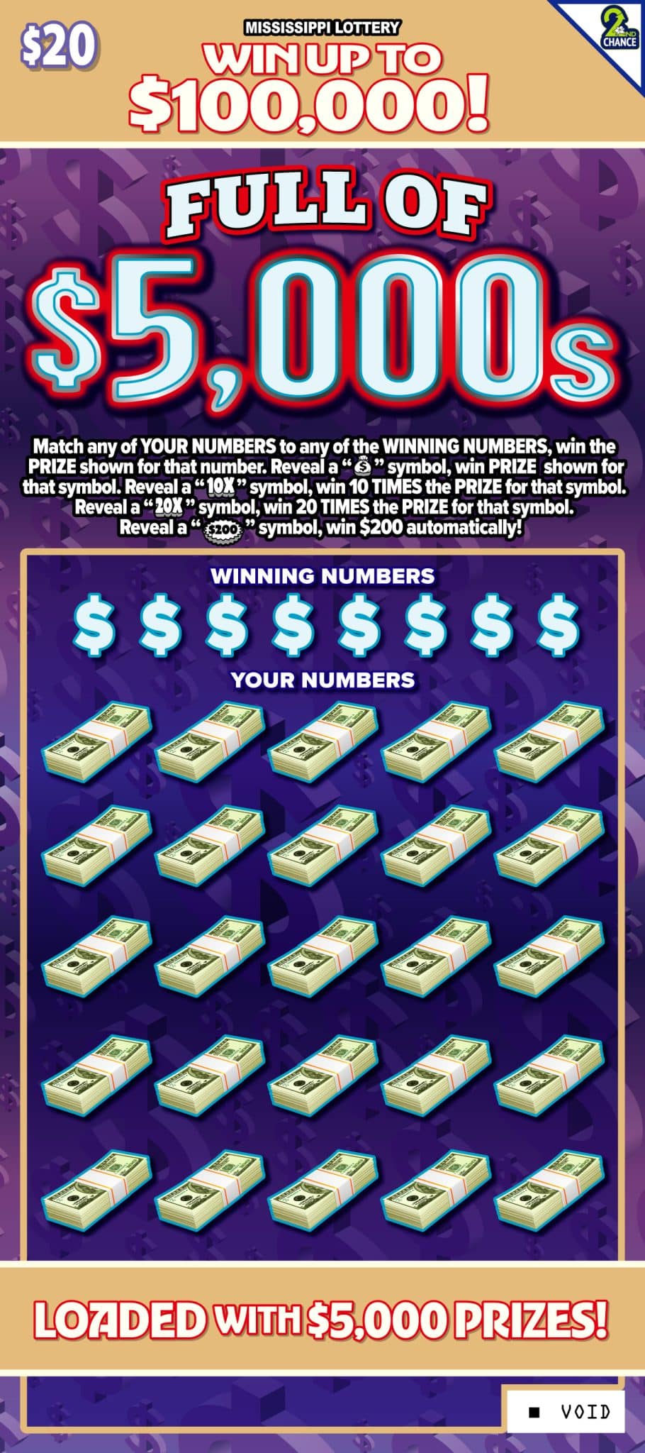 Full of $5,000s