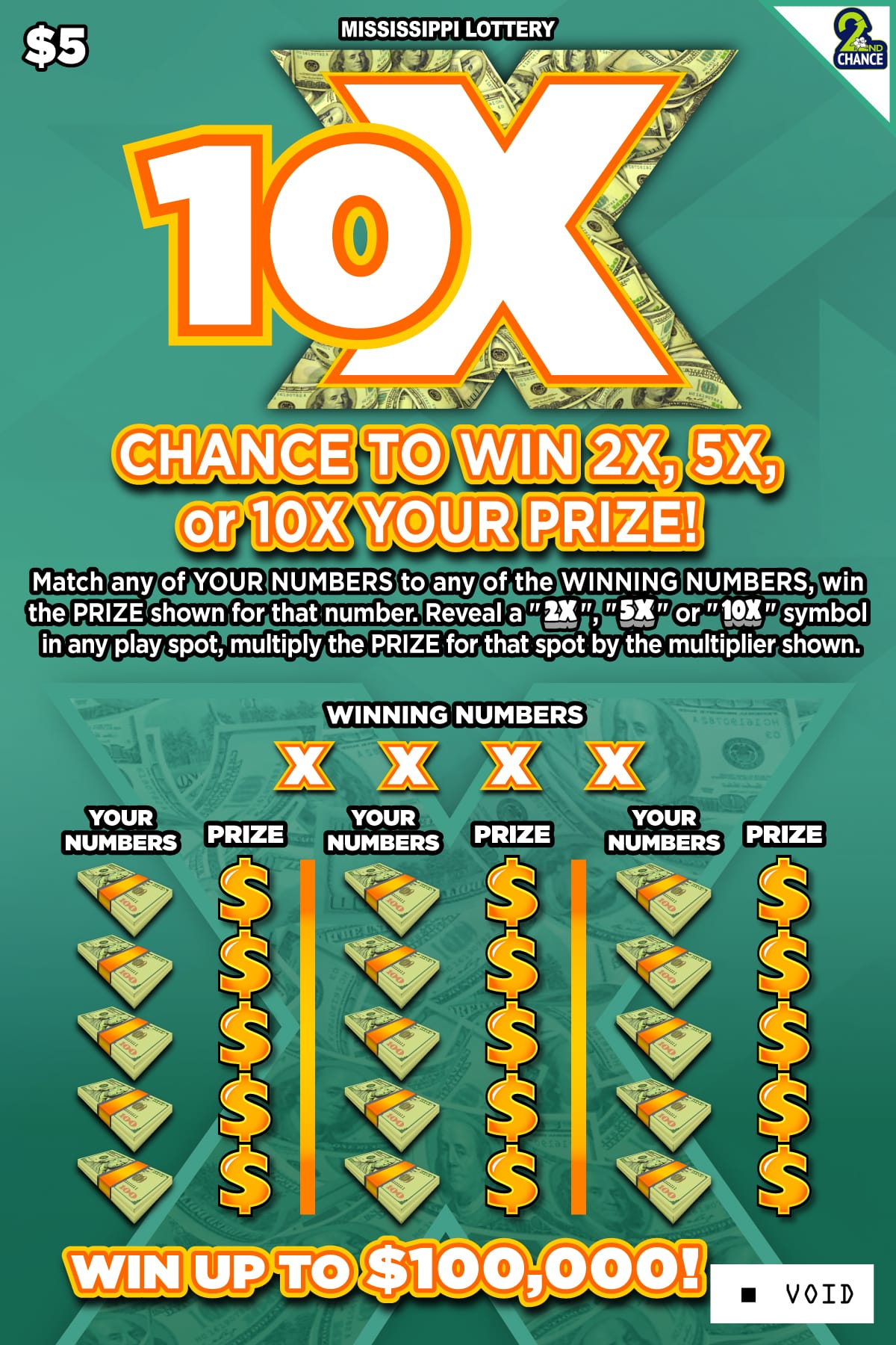 10X