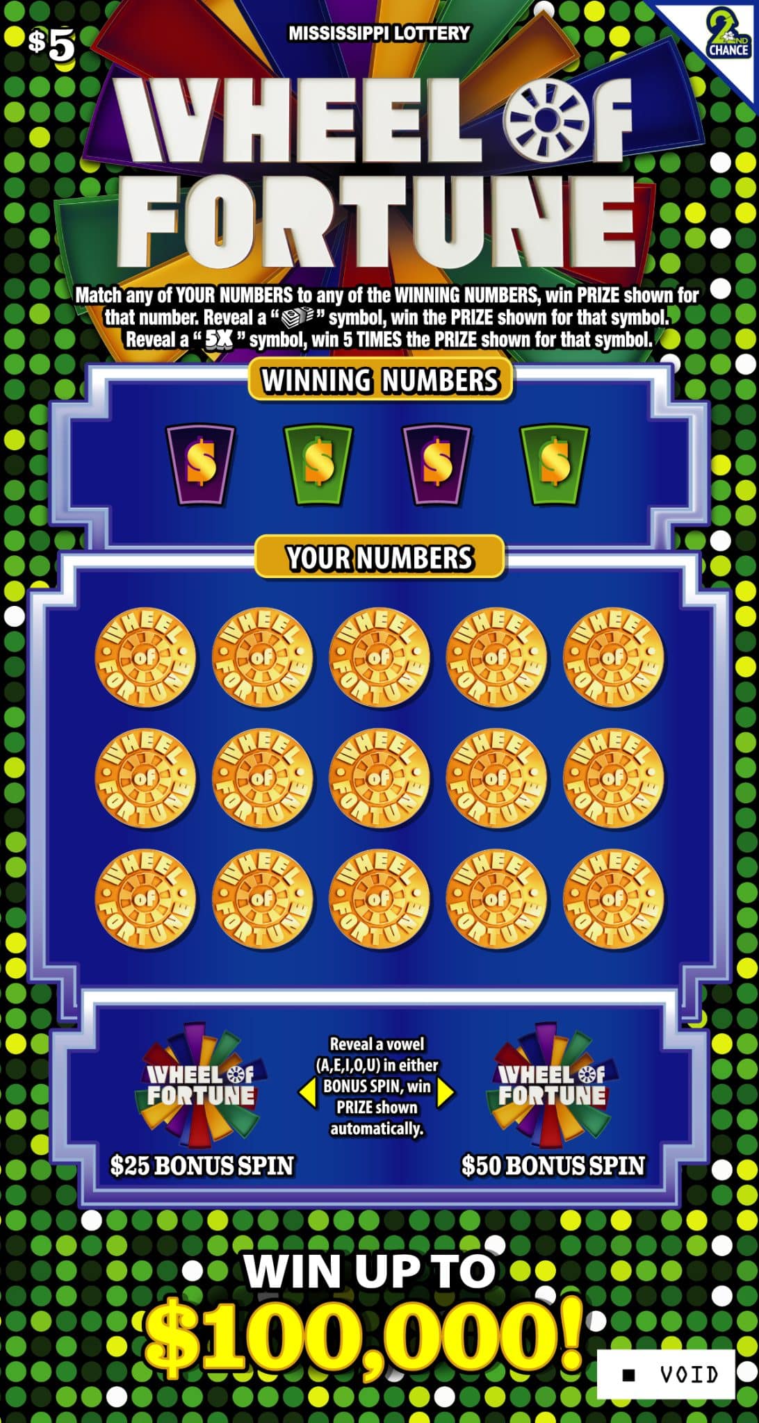 Wheel of Fortune ($5)