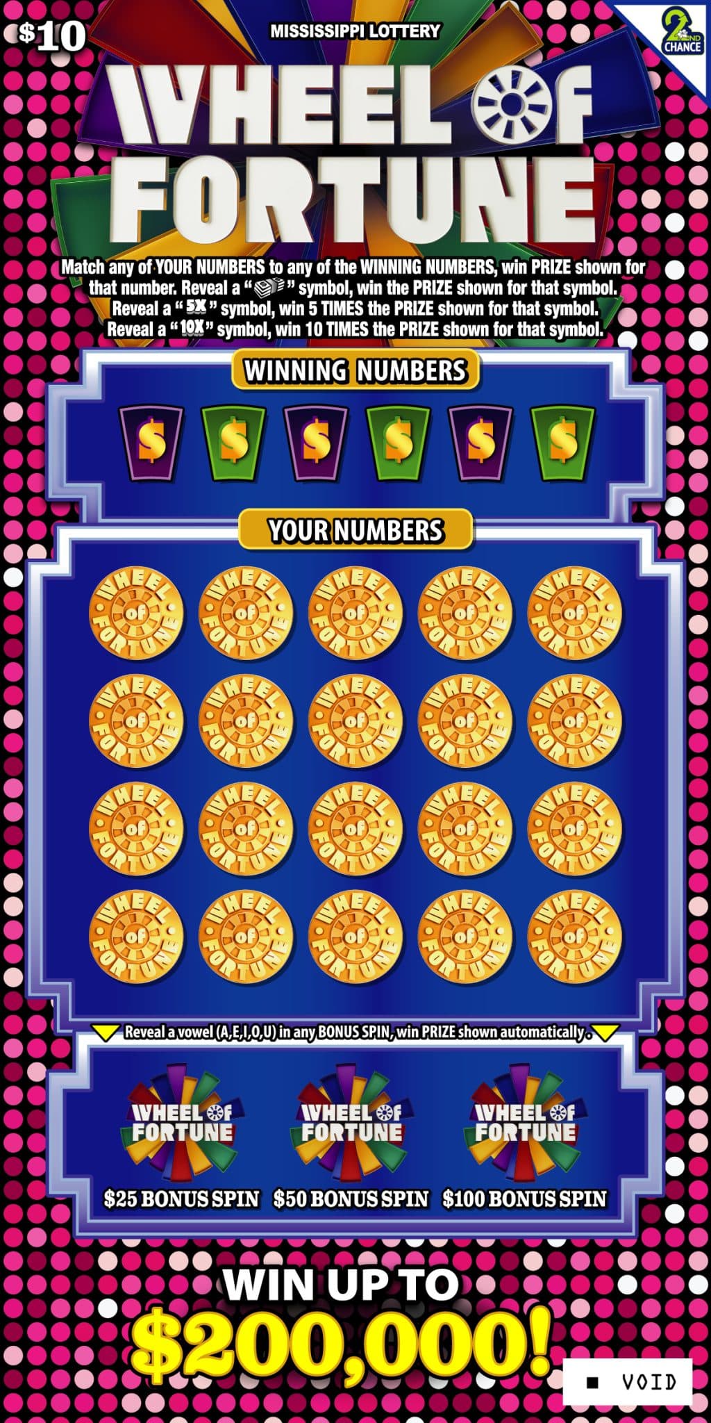 Wheel of Fortune ($10)