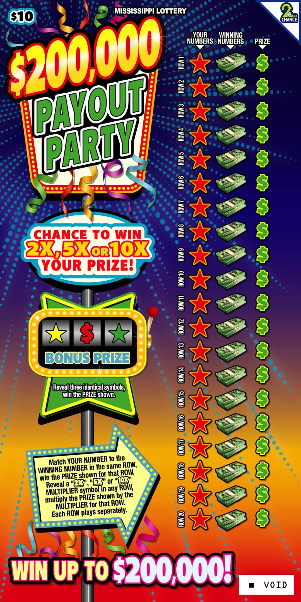 $200,000 Payout Party
