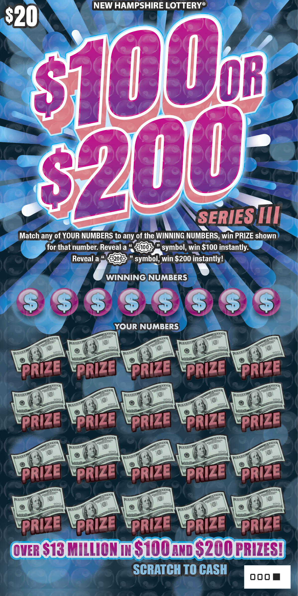 $100 or $200 Series III