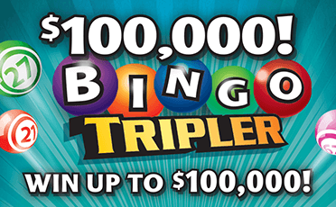 $100,000 Bingo Tripler front