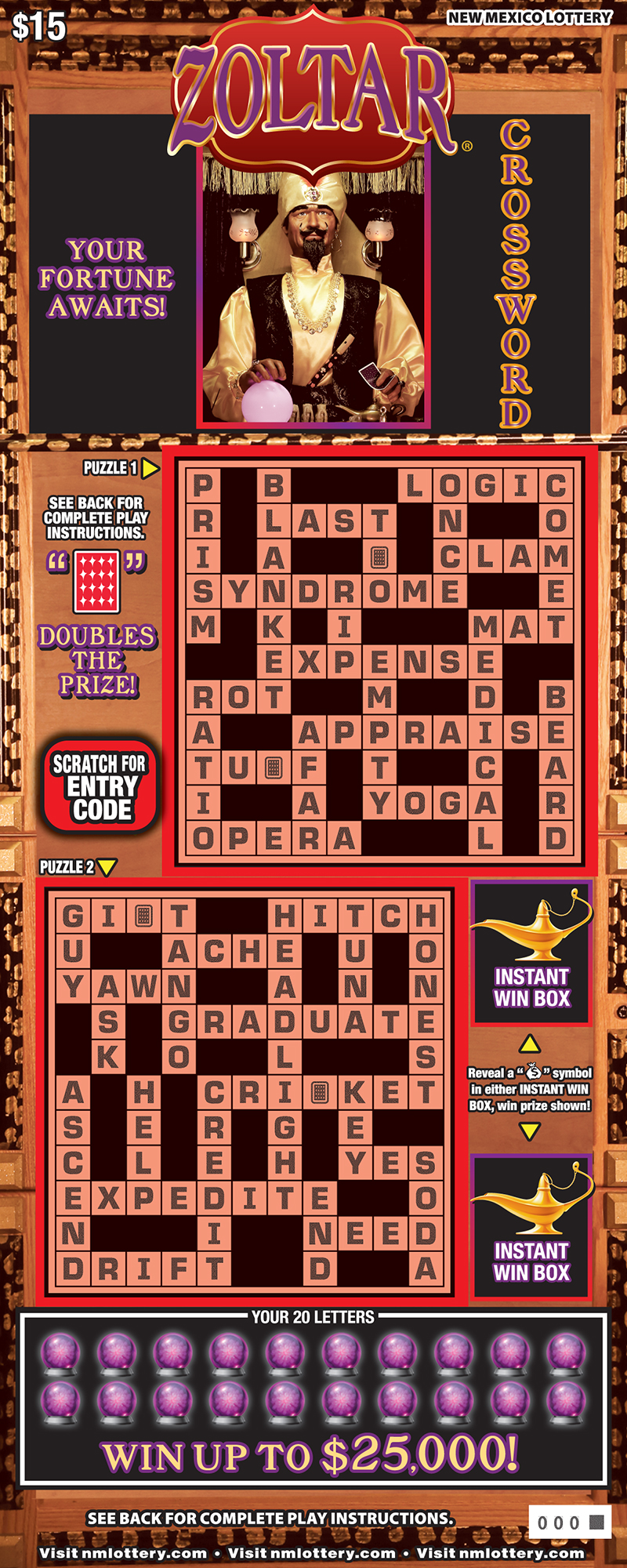 Zoltar® Crossword