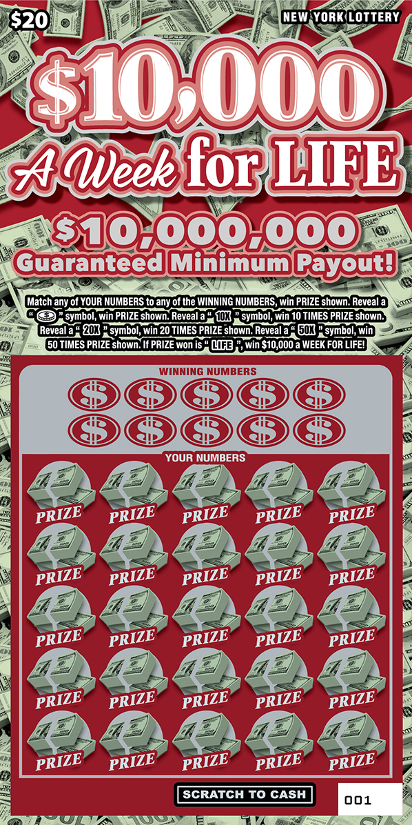 $10,000 A WEEK FOR LIFE