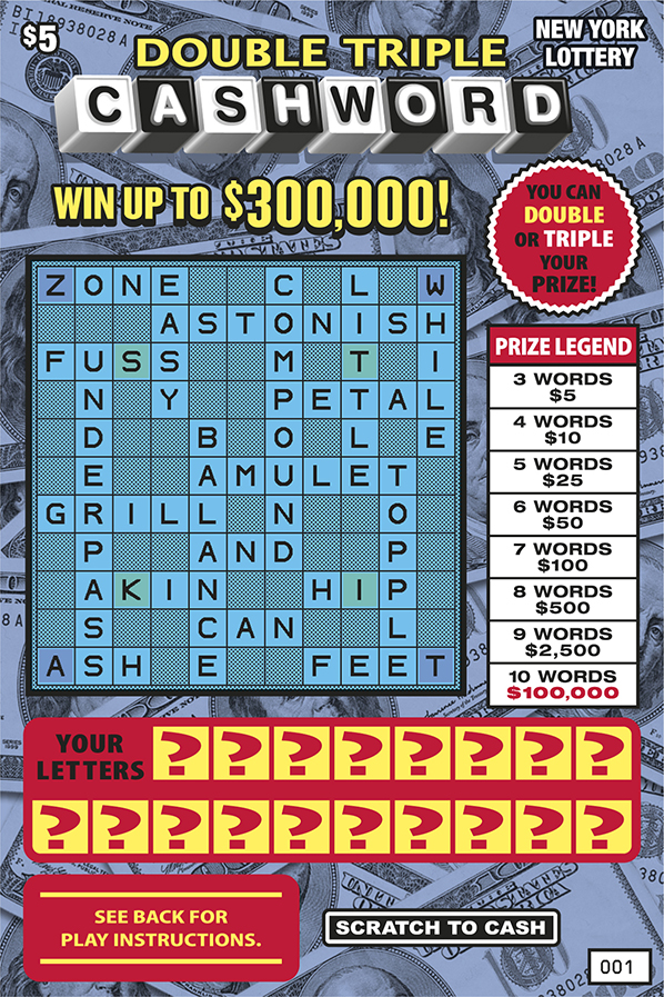 DOUBLE TRIPLE CASHWORD