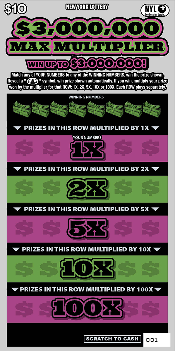 $3,000,000 MAX MULTIPLIER